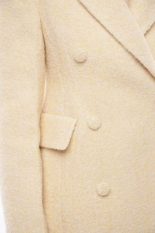 Cappotto in Lana Bouclé con Doppiopetto
