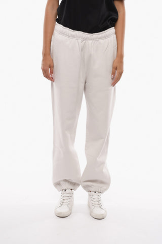 Solid Color Fleeced Cotton Joggers