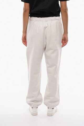 Solid Color Fleeced Cotton Joggers