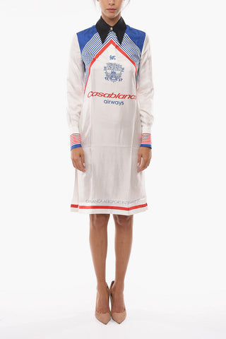 Silk CASABLANCA AIRWAYS Shirt Dress
