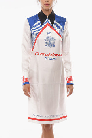 Silk CASABLANCA AIRWAYS Shirt Dress