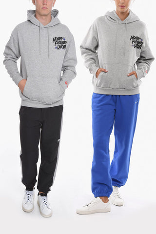 Felpa UNISEX Hoodie in Cotone Felpato