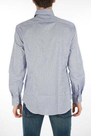 COMFORT WRINKLE FREE Pin Check Cotton Shirt