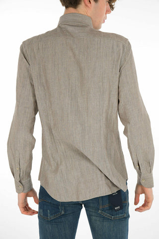 ID Standard Collar Herringbone Cotton Shirt