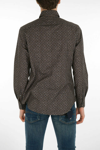 ID Standard Collar Herringbone Cotton Shirt