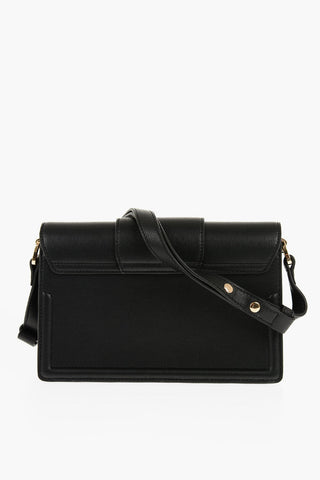LOVE Borsa a Spalla LOVE BRIDGE in Ecopelle con Passante Doppio Cuore in Metallo