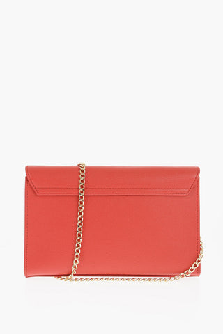  LOVE Faux Leather Bag with Chain Shoulder Strap 