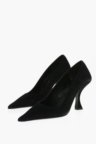 Spool Heel VIVA Suede Pumps 9cm