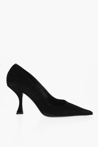 Spool Heel VIVA Suede Pumps 9cm