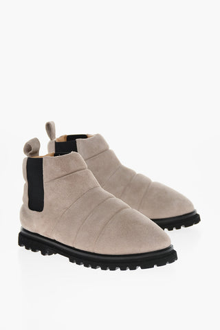 Quilted Suede BEDE Booties