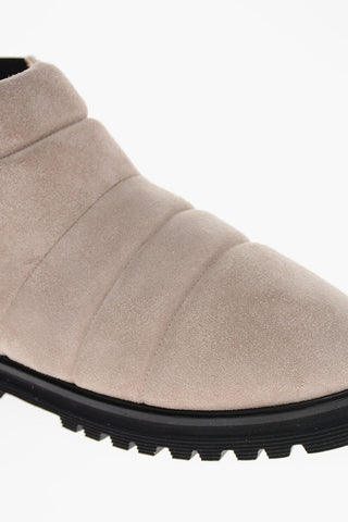 Quilted Suede BEDE Booties