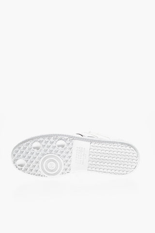 MM22 Sneakers Basse in Pelle Lamè