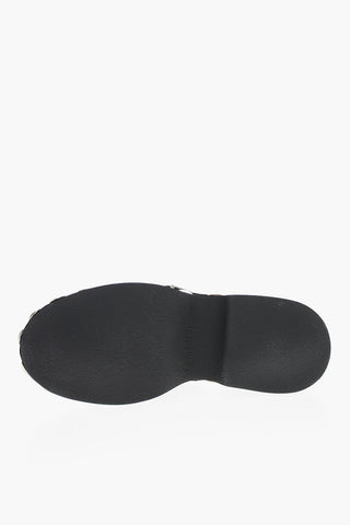 Studded Leather Clog Mules