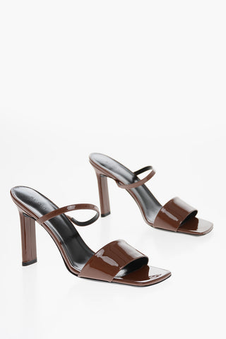 Plate Heel ADA Patent Leather Sandals 10cm