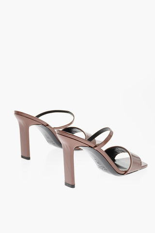 Plate Heel ADA Patent Leather Sandals 10cm