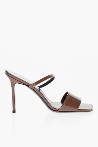 Plate Heel ADA Patent Leather Sandals 10cm