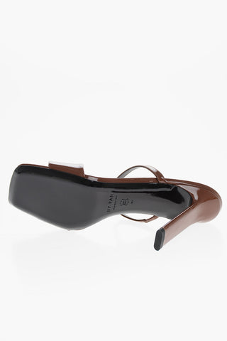 Plate Heel ADA Patent Leather Sandals 10cm