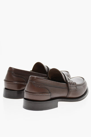 Leather PEMBREY Penny Loafers with Cuir Sole