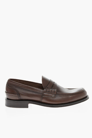 Leather PEMBREY Penny Loafers with Cuir Sole