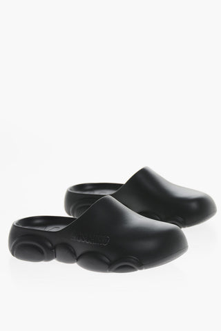 COUTURE! Rubber TOY Mules with Embossed Logo