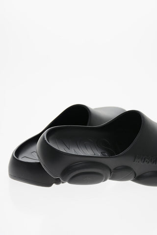 COUTURE! Rubber TOY Mules with Embossed Logo