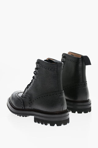 Anfibi in Pelle Martellata FARLANE Full Brogue