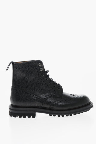 Anfibi in Pelle Martellata FARLANE Full Brogue