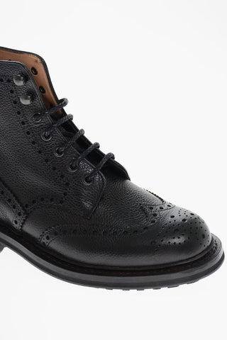 Anfibi in Pelle Martellata FARLANE Full Brogue