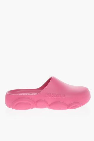 COUTURE! Rubber TOY Mules with Embossed Logo