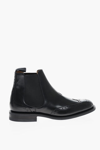 Stivaletti Chelsea RAVENFIELD con Dettaglio Brogue
