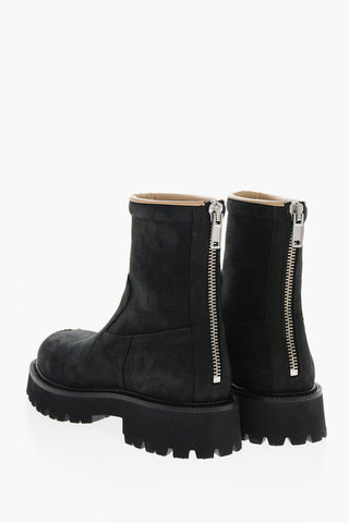 MM6 Nabuk Booties with Lived-in Toe