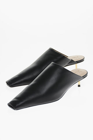 Mules in Pelle SHAKKA con Punta Squadrata 4cm
