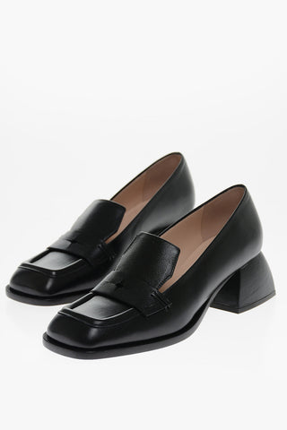 Brushed Leather BULLA CARA Penny Loafers 5cm