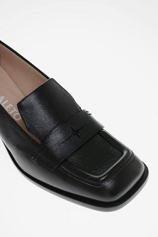 Brushed Leather BULLA CARA Penny Loafers 5cm