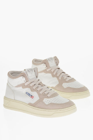 Leather MEDALIST MIST Sneakers with Suede Detail