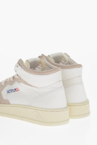 Leather MEDALIST MIST Sneakers with Suede Detail