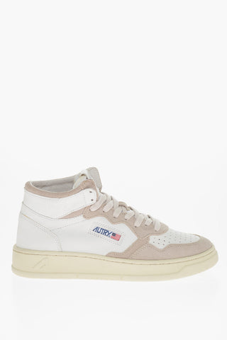 Leather MEDALIST MIST Sneakers with Suede Detail