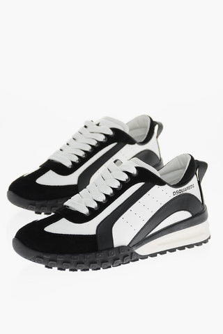 LEGEND Two Tone Leather and Sude Sneakers