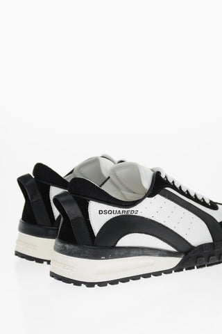 LEGEND Two Tone Leather and Sude Sneakers