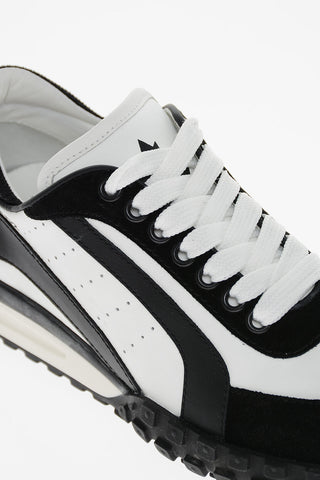 LEGEND Two Tone Leather and Sude Sneakers