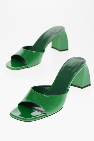 Mules in Vernice ROMY con Tacco Squadrato 7cm