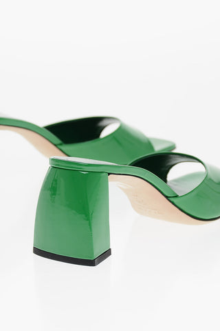 Mules in Vernice ROMY con Tacco Squadrato 7cm