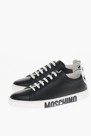 COUTURE! Logoed Sole Leather Sneakers