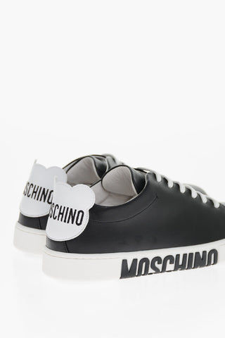 COUTURE! Logoed Sole Leather Sneakers