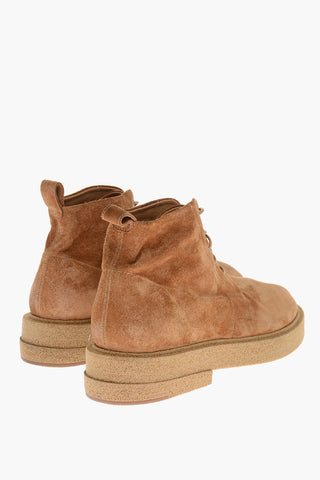 Suede MICRUCCA Lace-up Booties