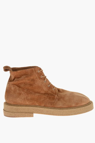Suede MICRUCCA Lace-up Booties