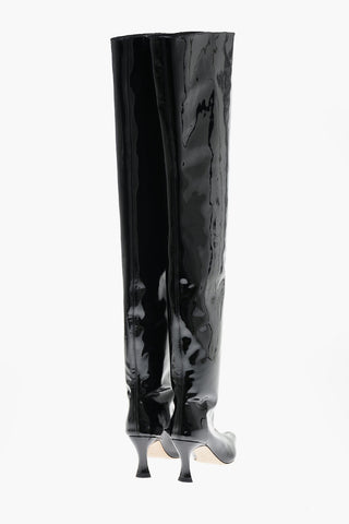 Over the Knee STEVIE Patent Leather Boots 8cm