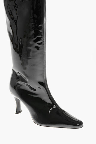 Over the Knee STEVIE Patent Leather Boots 8cm