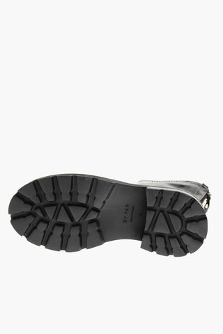Patent Leather ALISTER Booties with Back Zip