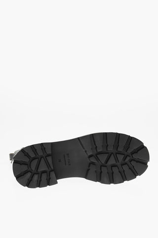 Anfibi in Pelle WARNER con Cinturino e Fibbia